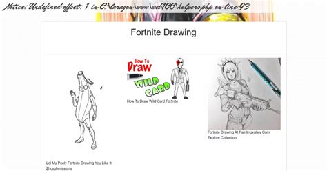 Fortnite Drawing