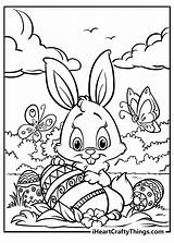 Easter Bunny Coloring Colouring Pages Color Printable Print Kids Rabbit  sketch template