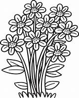 Coloring Pages For Kids Flowers sketch template