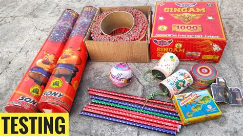 Testing Different types of firecrackers 2019 ||CY - YouTube