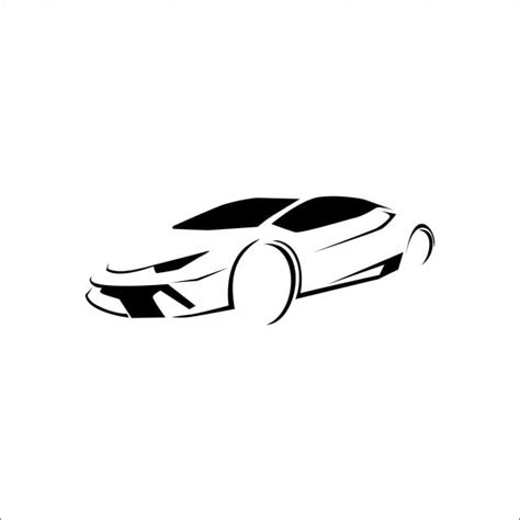 Simple Car Silhouette Transparent Background, Car Silhouette Simple Logo, Car Clipart Png, Motor ...