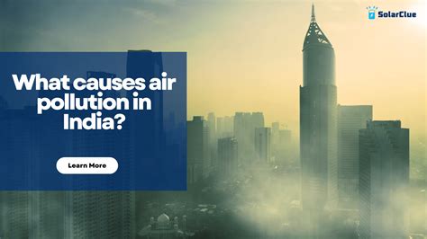 What causes air pollution in India?