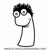Hand Puppet Coloring Pages For Kids  Free sketch template