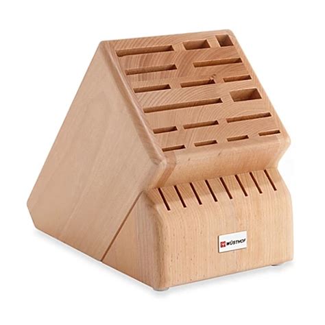 Wusthof® 25-Slot Wood Knife Block - BedBathandBeyond.com