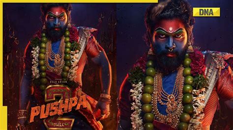 Pushpa The Rule: Allu Arjun looks unrecognisable in first look poster ...