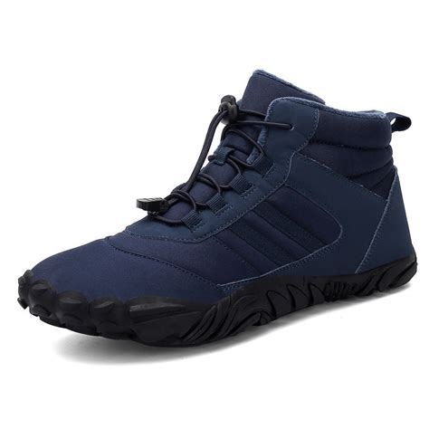 Men Barefoot Shoes Winter Waterproof Warm Outdoor Snow Boots Non-Slip ...