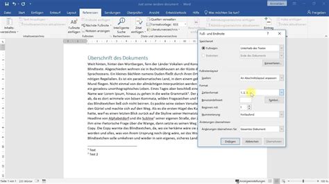 Fußnoten, Literaturverzeichnis, Zitate und Quellen – Word-Tutorial ...