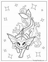 20 Vaporeon Coloring Pages Free PDF Printables sketch template