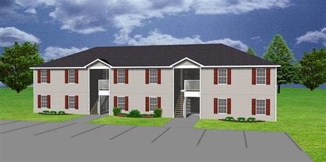 6 unit apartment plan | Multi-family - J0418-11-6 | Apartment plans, Condo floor plans, Small ...