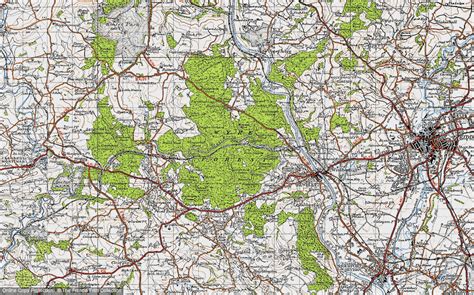 Historic Ordnance Survey Map of Wyre Forest, 1947