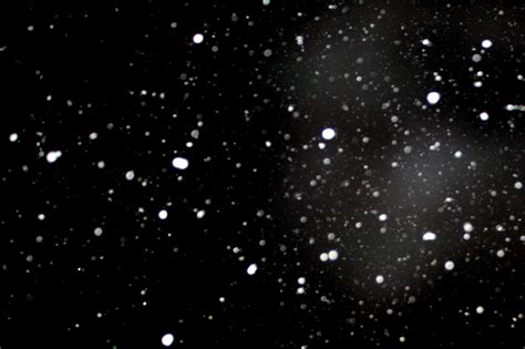 Snowflakes Falling at Night – Photos Public Domain