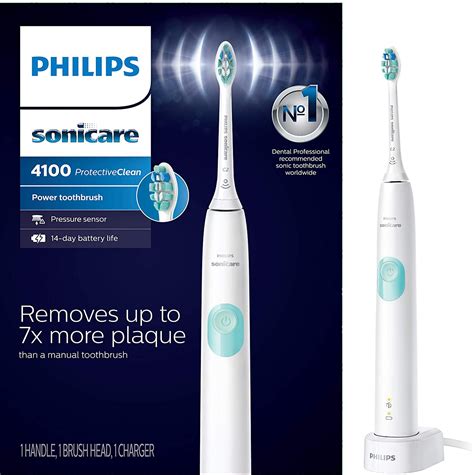 Philips Sonicare HX6817/01 ProtectiveClean 4100 Rechargeable Electric ...