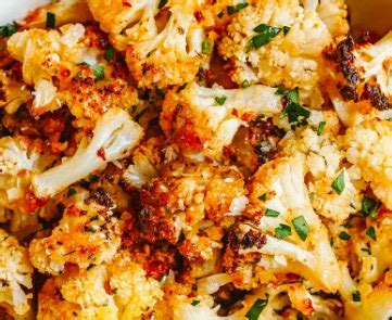 Parmesan Roasted Cauliflower Florets - Faxo