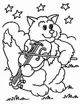 Hey Diddle The Cat And Fiddle Coloring Pages Sketch Page sketch template