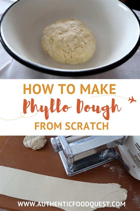 How To Make Phyllo Dough From Scratch - Easy Homemade Recipe