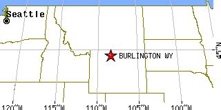 Burlington, Wyoming (WY) ~ population data, races, housing & economy