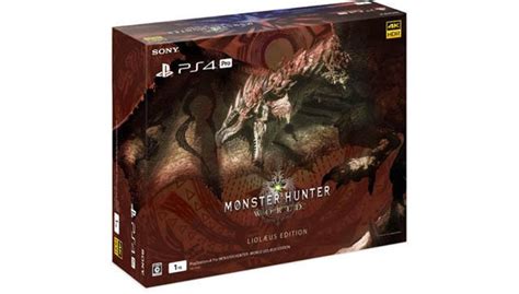 Limited Edition MONSTER HUNTER: WORLD PS4 Pro Bundle for Japan