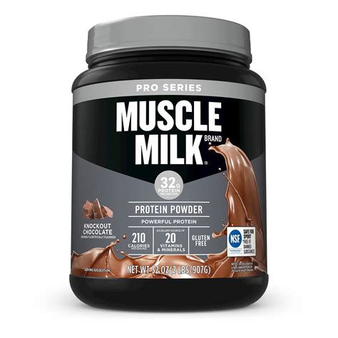 Muscle Milk Pro Series Protein Powder - Knockout Chocolate - 32oz ...