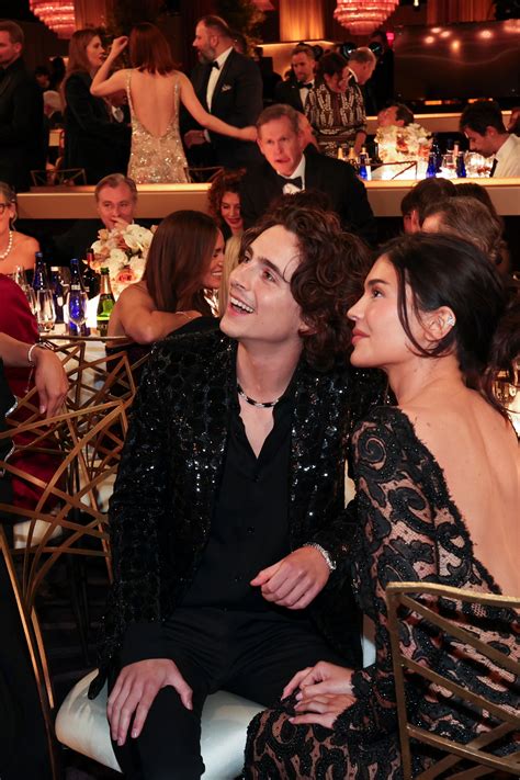 Kylie Jenner Wore A Barely-There Vintage Gown To Support Boyfriend Timothée At The 2024 Golden ...