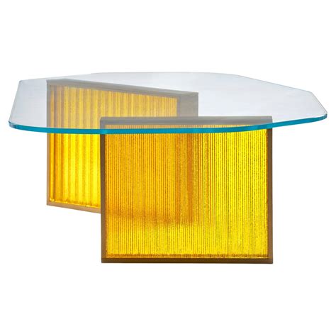 Coffe Table with Lucite by Romeo at 1stDibs