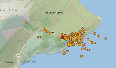 Hawaii volcano eruption update: Where is Mount Kilauea volcano MAP ...