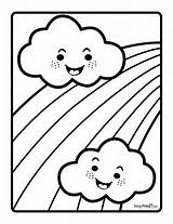 Rainbow Coloring Pages – 30 Printable  Easy Peasy And Fun sketch template