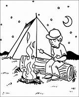 Free Camping Coloring Pages For Kids sketch template
