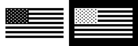 Black And White American Flag Designs