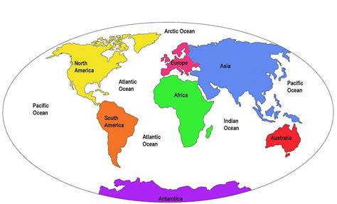 kıta connect Acımasız labeled continents and oceans map sandalye kazanmak düzenlemek