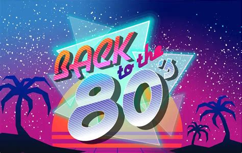 80s Theme Party Backdrop