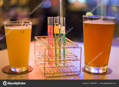 Beer cocktail with fruit syrup Stock Photo by ©Success Media 142876563