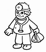 Coloring Pages  Cartoon Hospital Doctor sketch template