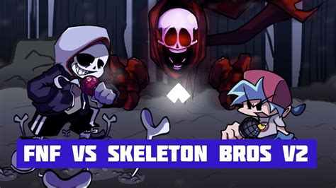 FNF SKELETON BROS V2 - YouTube