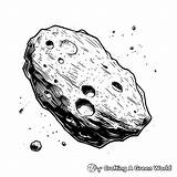 Asteroid Coloring Pages  Free & Printable sketch template