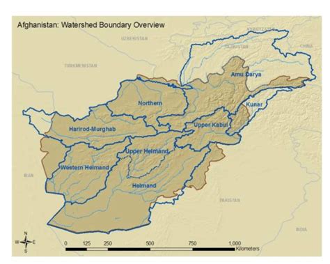 Watersheds of Afghanistan. The Helmand Basin, as referred to in this ...