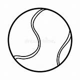 Tennis Ball Coloring Page Sketch sketch template