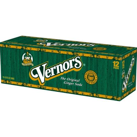 Vernors® Ginger Soda Cans, 12 pk / 12 fl oz - Fry’s Food Stores