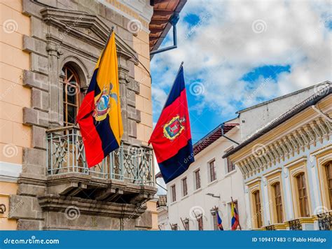 QUITO, ECUADOR - SEPTEMBER 10, 2017: Beautiful View of Colonial ...