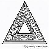 Triangle Coloring Pages  Free & Printable sketch template
