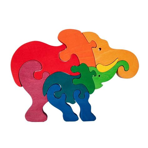 Wooden Elephant Puzzle | Woodworking jigsaw, Wooden elephant, Handmade ...