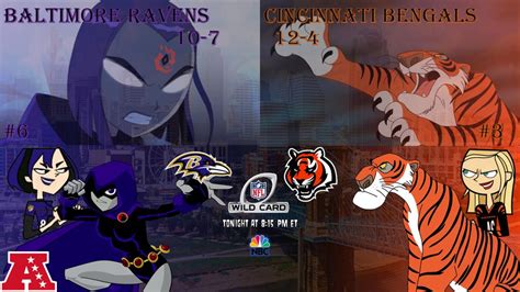 Ravens @ Bengals (BONUS VERSION)(2023 Playoffs WC) by SuperheroCat2000 ...