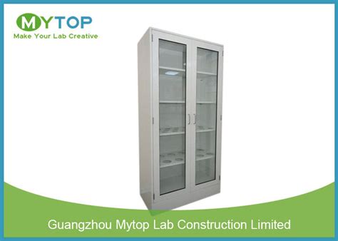 Metal Laboratory Cabinets With Glass Doors , Laboratory Sample Storage ...