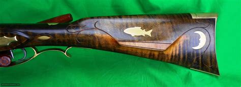 Custom Made 54 cal Flintlock Muzzleloader - Beautiful Rifle