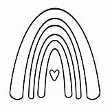 Download Rainbow Heart Coloring Royalty Free Stock Illustration  sketch template