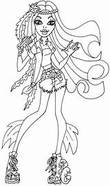 All Monster High Dolls Coloring Pages  Home sketch template