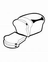 Slice Of Bread Coloring Pages At GetColoringscom  Free Printable sketch template