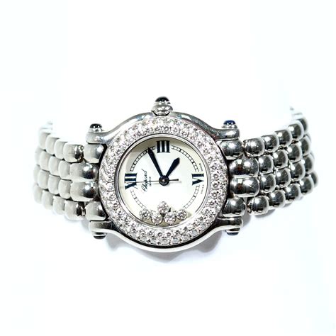 Buy Ladies Diamond Chopard Happy Sport Quartz 26mm Online | Arnold Jewelers