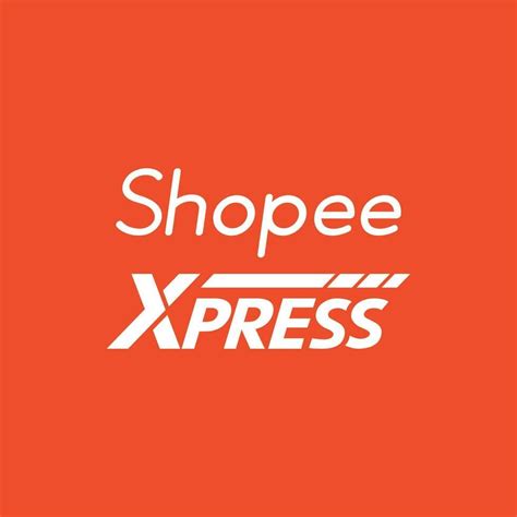 Shopee Xpress logo design banner, Shopee Xpress logo icon with orange background