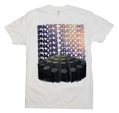 Officially licensed Imagine Dragons t-shirt featuring a sweet repeated logo front print. Men's ...