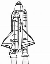Space Shuttle Coloring Page Pages sketch template